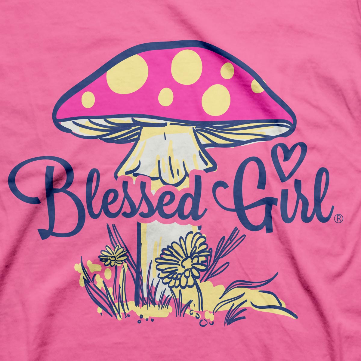 Blessed Girl Womens T-Shirt The Whole Earth