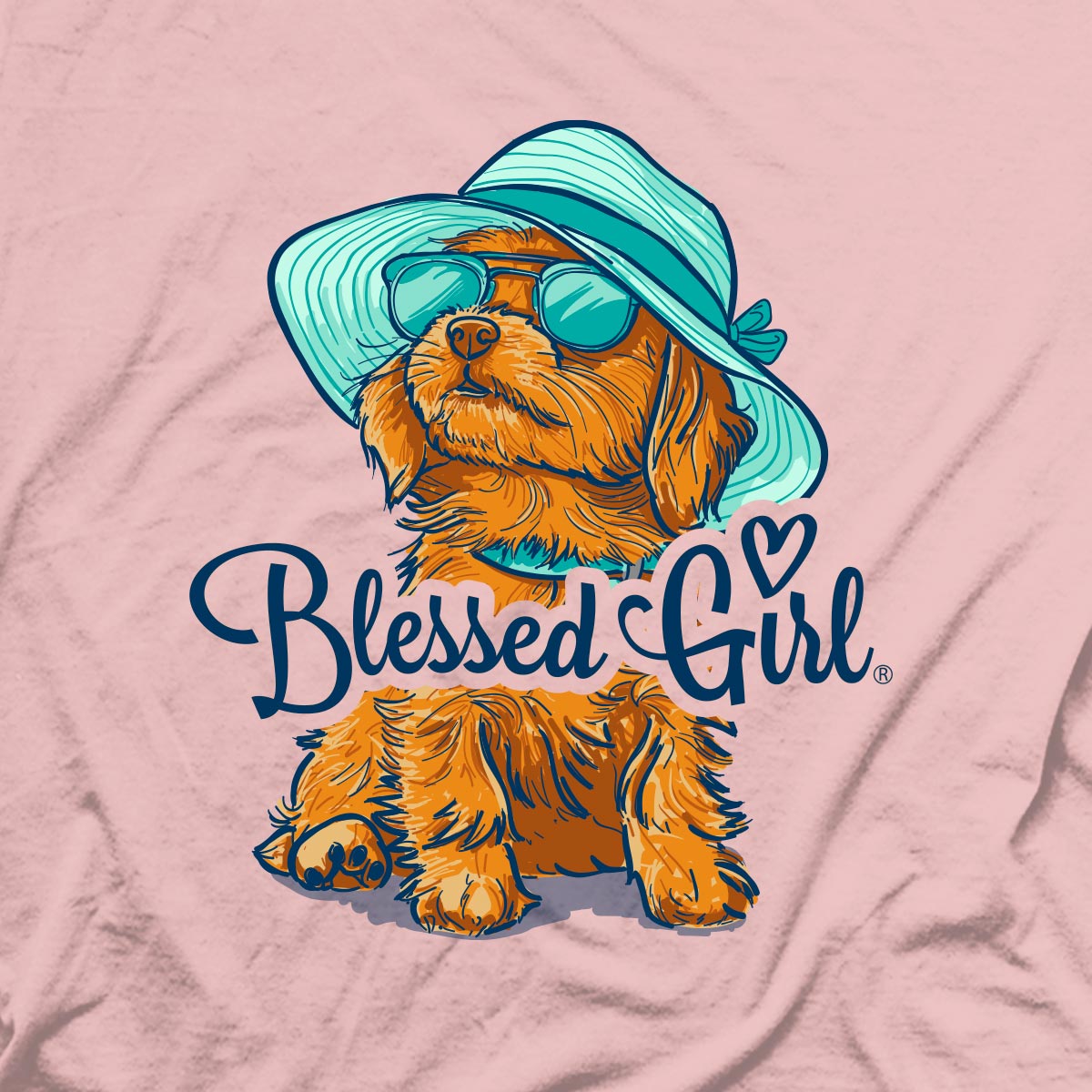 Blessed Girl Womens T-Shirt Shine On You