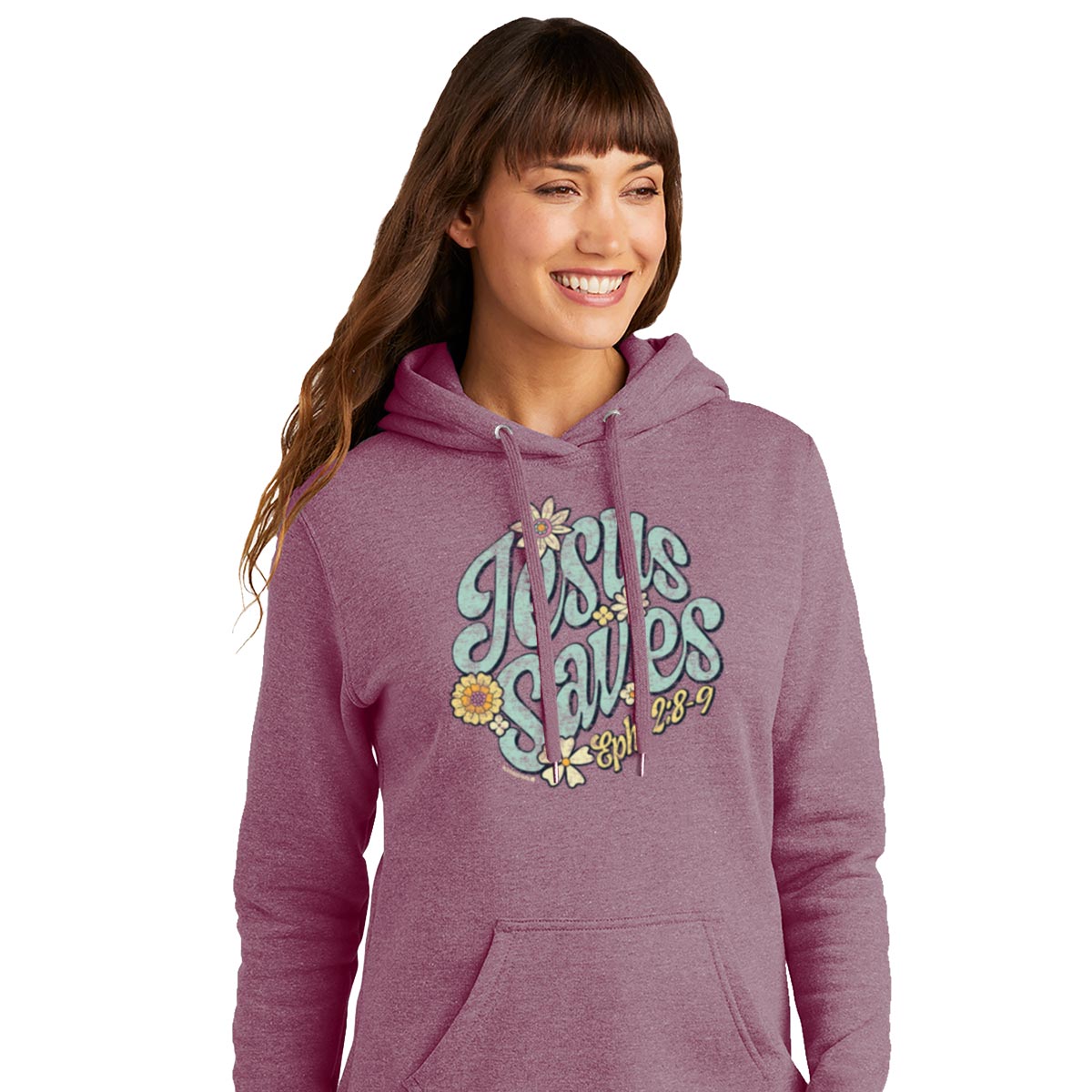 Blessed Girl Womens Hooded Sweatshirt Jesus Saves