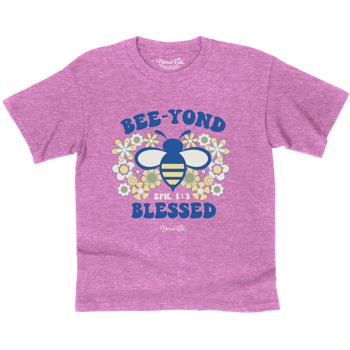 Blessed Girl Kids T-Shirt All You Need Is Love BeeYond