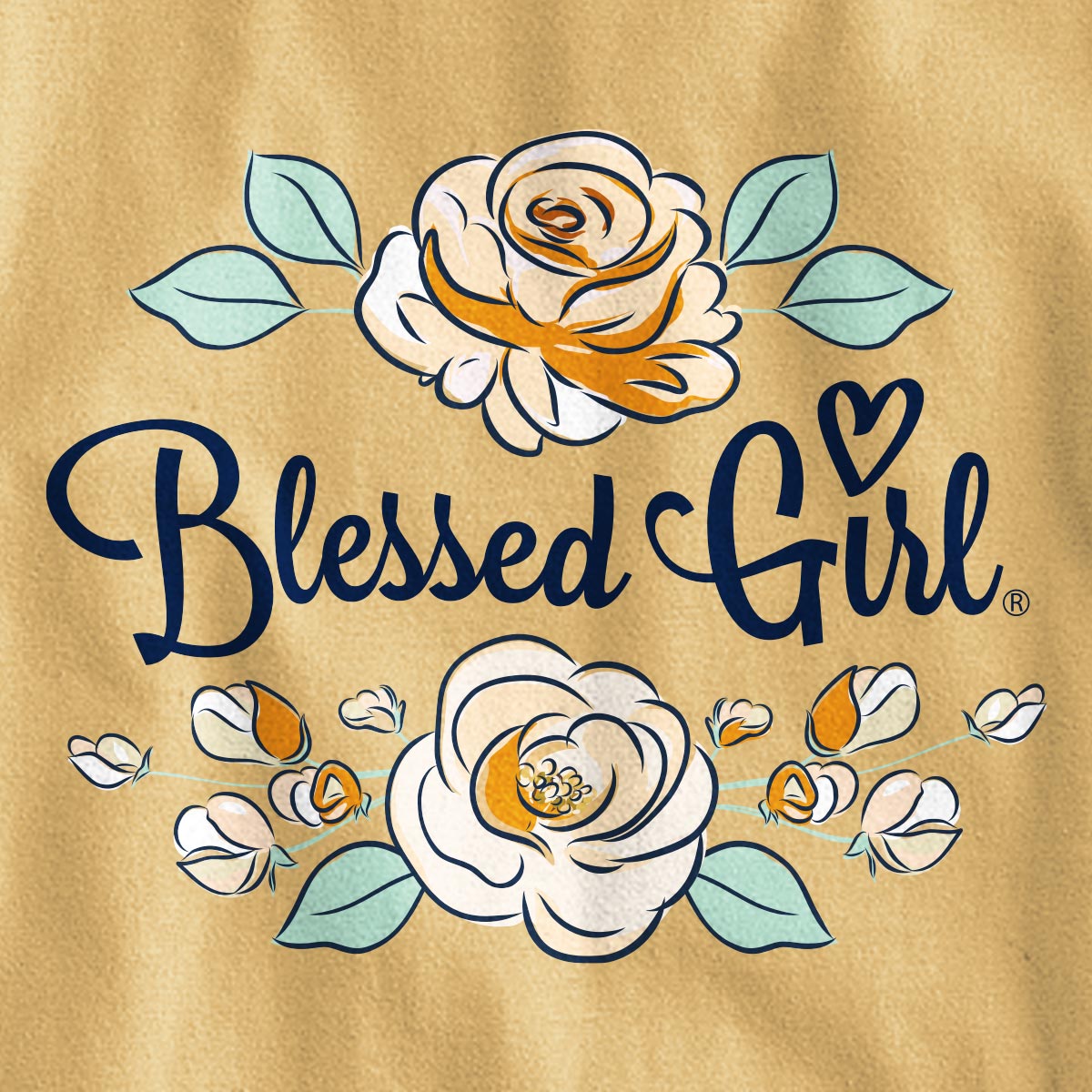 Blessed Girl Womens Long Sleeve T-Shirt Everything Beautiful