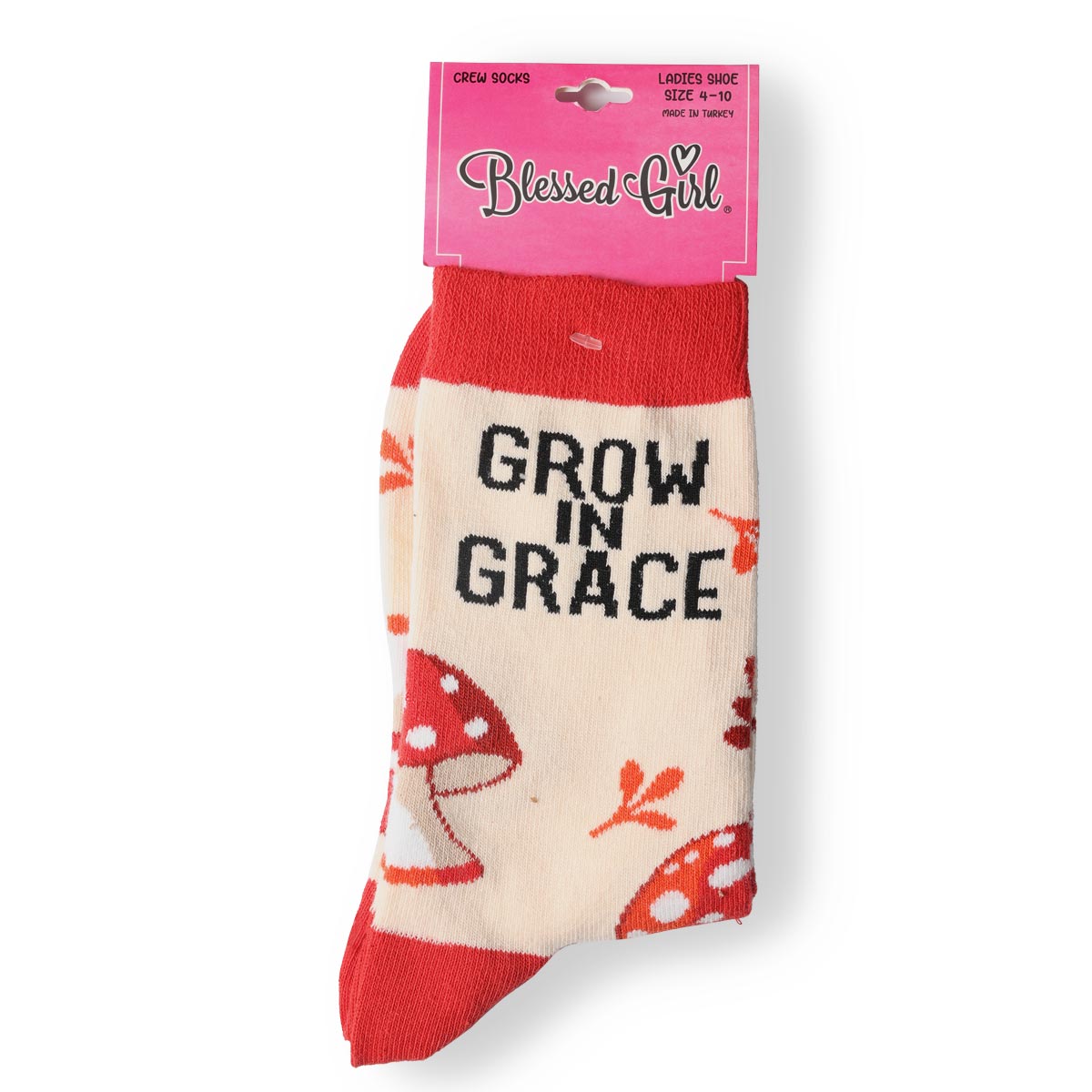 Blessed Girl Womens Socks Grow In Grace