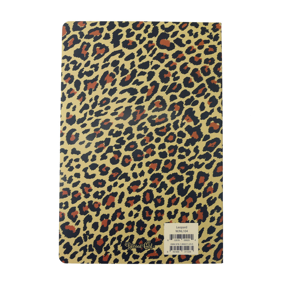 Blessed Girl Womens Paperback Journal Leopard