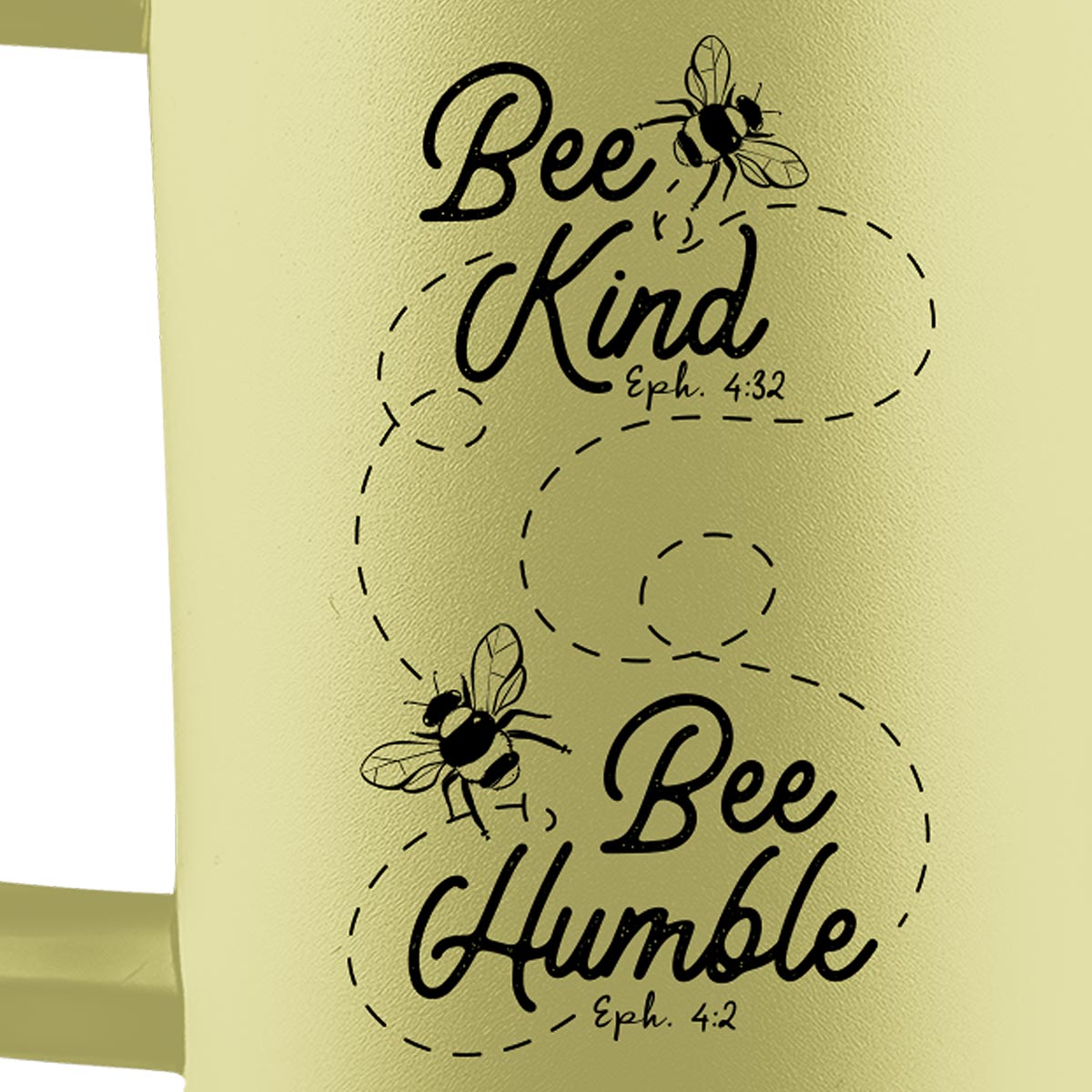 Blessed Girl 40 oz Stainless Steel Mug With Straw Bee Kind